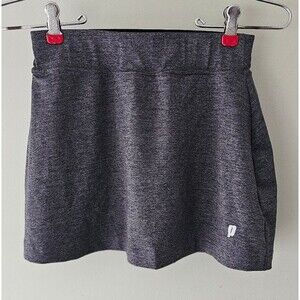 Prince Charcoal Sports Skirt With Built-in Shorts. Size Small